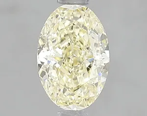 1.04ct OVAL Fancy Yellow VVS2 Coloured Lab diamond