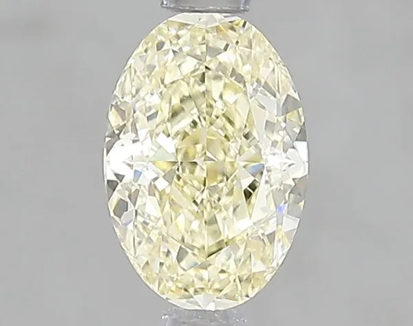 1.04ct OVAL Fancy Yellow VVS2 Coloured Lab diamond