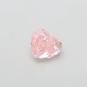 1ct HEART Fancy Intense Pink VVS2 Coloured Lab diamond