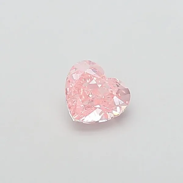 1ct HEART Fancy Intense Pink VVS2 Coloured Lab diamond