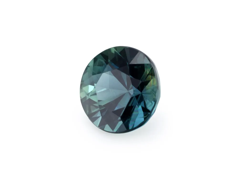 0.87ct Parti Sapphire, Round gemstone