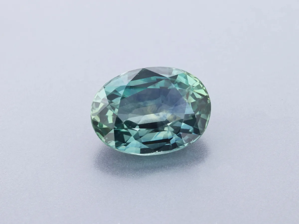 1.09ct Parti Sapphire, Oval gemstone