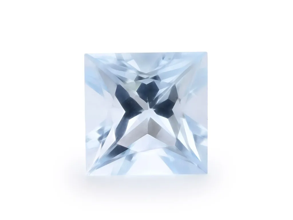 2.37ct Blue Aquamarine, Square gemstone
