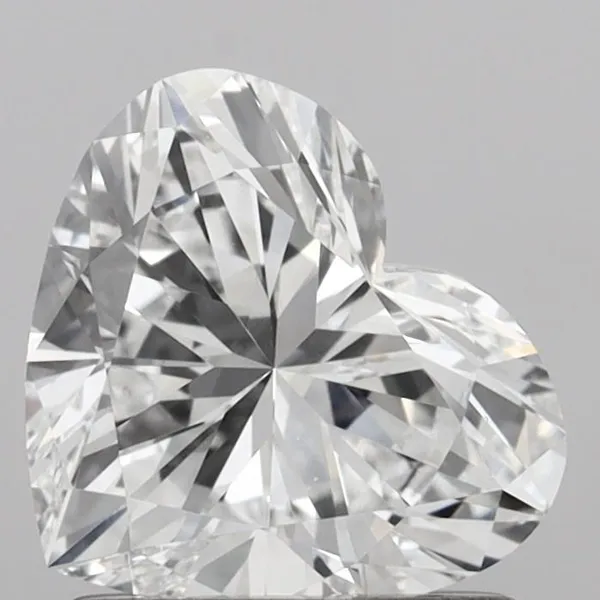 1.12ct HEART E VVS1 Lab diamond