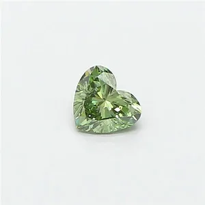 1.01ct HEART Fancy Vivid Blue VS2 Coloured Lab diamond