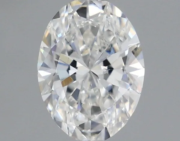 0.6ct OVAL F SI1 Natural diamond