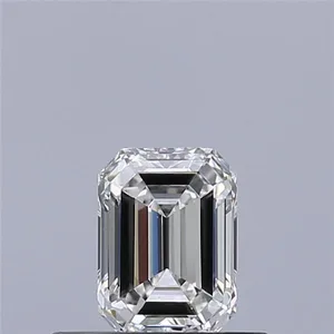 0.4ct EMERALD F VS1 Natural diamond