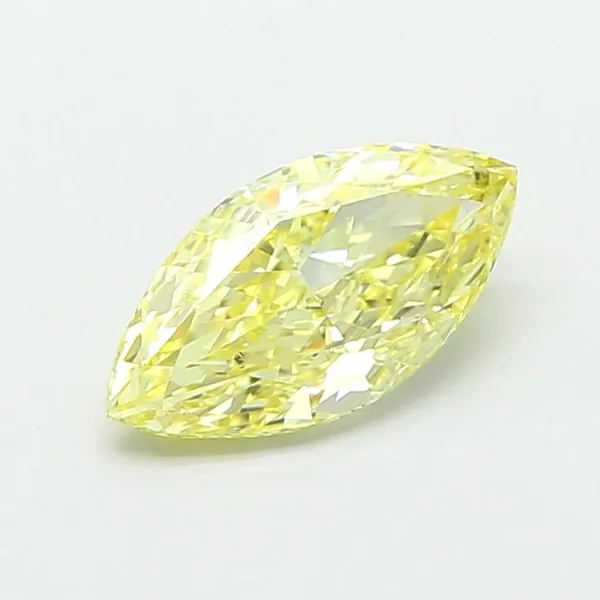 1.02ct MARQUISE Fancy Intense Yellow VS2 Coloured Lab diamond
