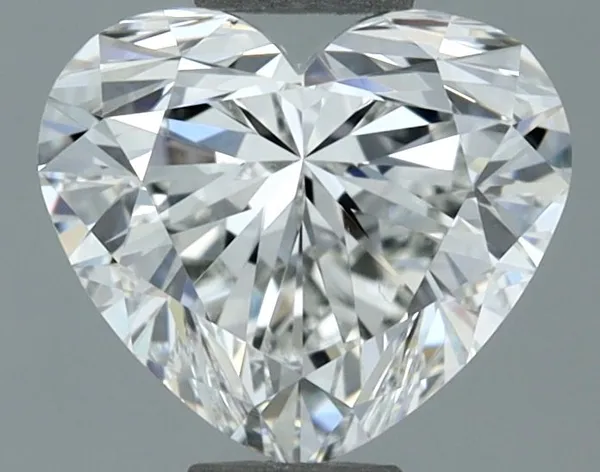 1ct HEART H VS2 Natural diamond