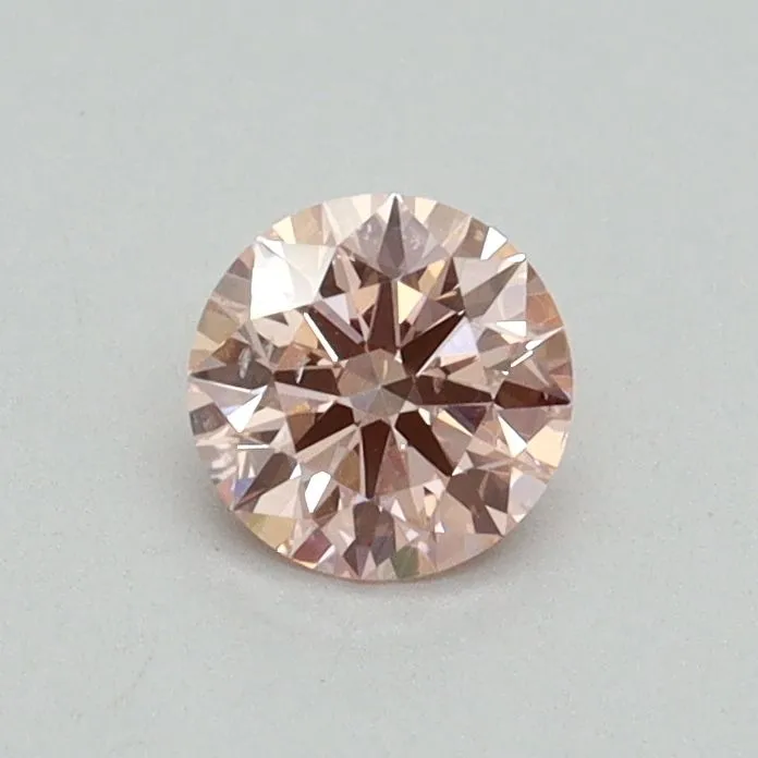 0.40ct ROUND Fancy Intense Pink VS2 Coloured Lab diamond