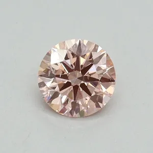 0.4ct ROUND Fancy Intense Pink VS2 Coloured Lab diamond