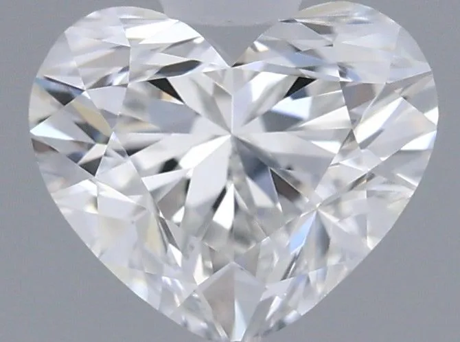 0.51ct HEART F VVS2 Natural diamond