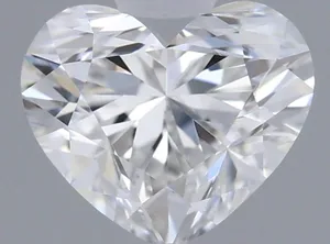 0.51ct HEART F VVS2 Natural diamond