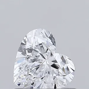 0.53ct HEART D FL Lab diamond