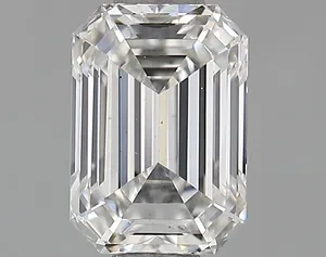 0.71ct EMERALD F VS2 Lab diamond