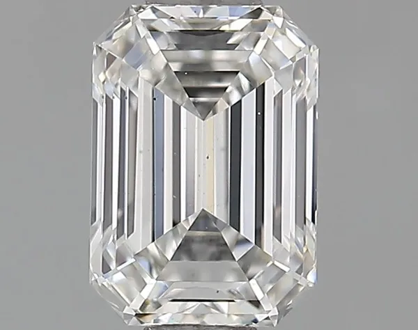 0.71ct EMERALD F VS2 Lab diamond