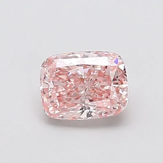 1.00ct CUSHION Fancy Intense Pink VS2 Coloured Lab diamond