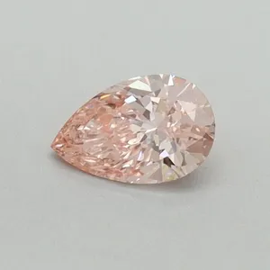 0.3ct PEAR Fancy Intense Pink VS2 Coloured Lab diamond