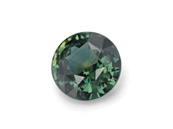 3.03ct Parti Sapphire, Round cut gemstone