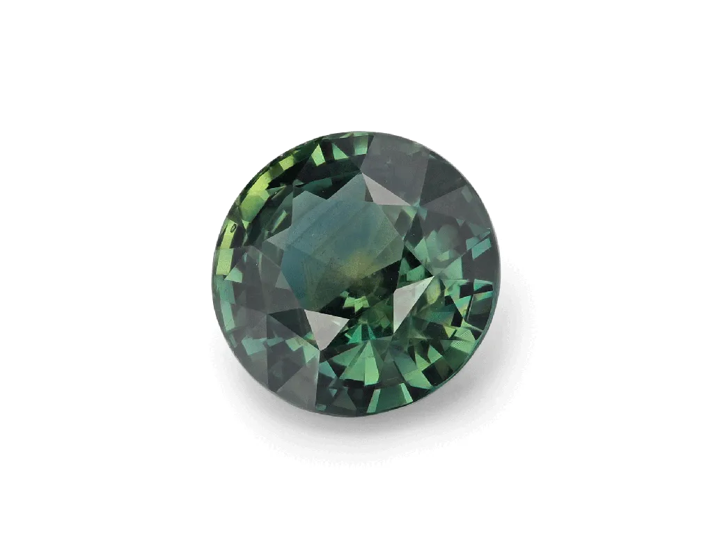 3.03ct Parti Sapphire, Round gemstone