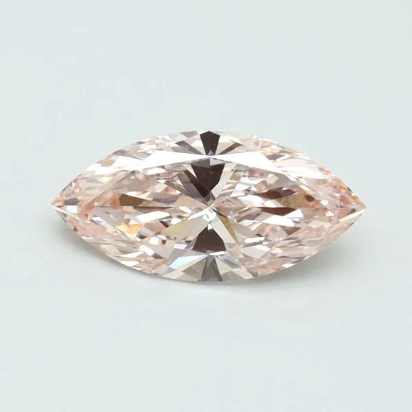 1ct MARQUISE Fancy Intense Pink VVS2 Coloured Lab diamond