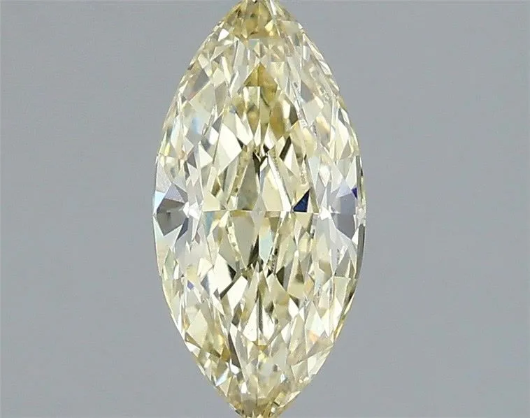 1.01ct MARQUISE Fancy Light Yellow VS1 Coloured Lab diamond