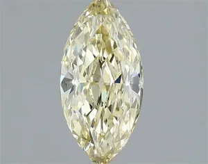 1.01ct MARQUISE Fancy Light Yellow VS1 Coloured Lab diamond