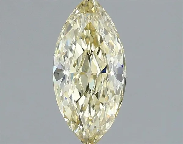 1.01ct MARQUISE Fancy Light Yellow VS1 Coloured Lab diamond