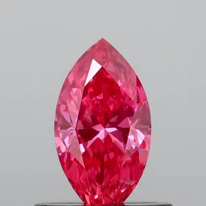 0.49ct MARQUISE Fancy Vivid Pink VS2 Coloured Lab diamond