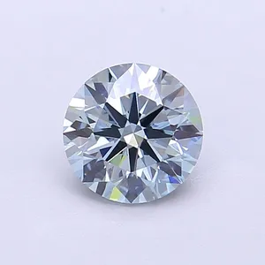 1.1ct ROUND Fancy Blue VS1 Coloured Lab diamond