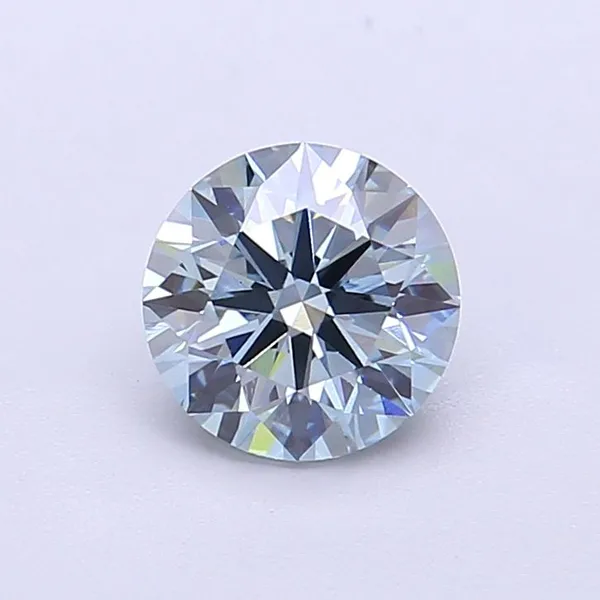 1.1ct ROUND Fancy Blue VS1 Coloured Lab diamond