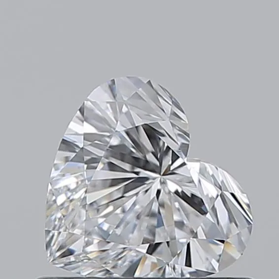 0.6ct HEART D VS2 Natural diamond
