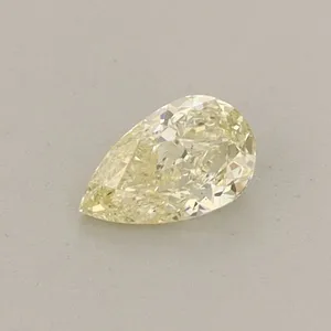 0.3ct PEAR Fancy Light Yellow VS2 Coloured Lab diamond