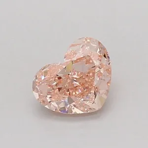 0.55ct HEART Fancy Intense Pink VVS2 Coloured Lab diamond
