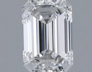 0.42ct EMERALD D VVS2 Lab diamond