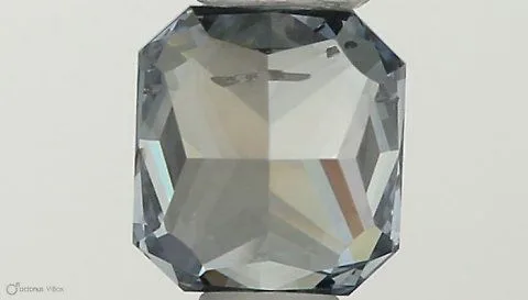0.51ct RADIANT Fancy Vivid Blue SI2 Coloured Lab diamond