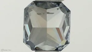 0.51ct RADIANT Fancy Vivid Blue SI2 Coloured Lab diamond