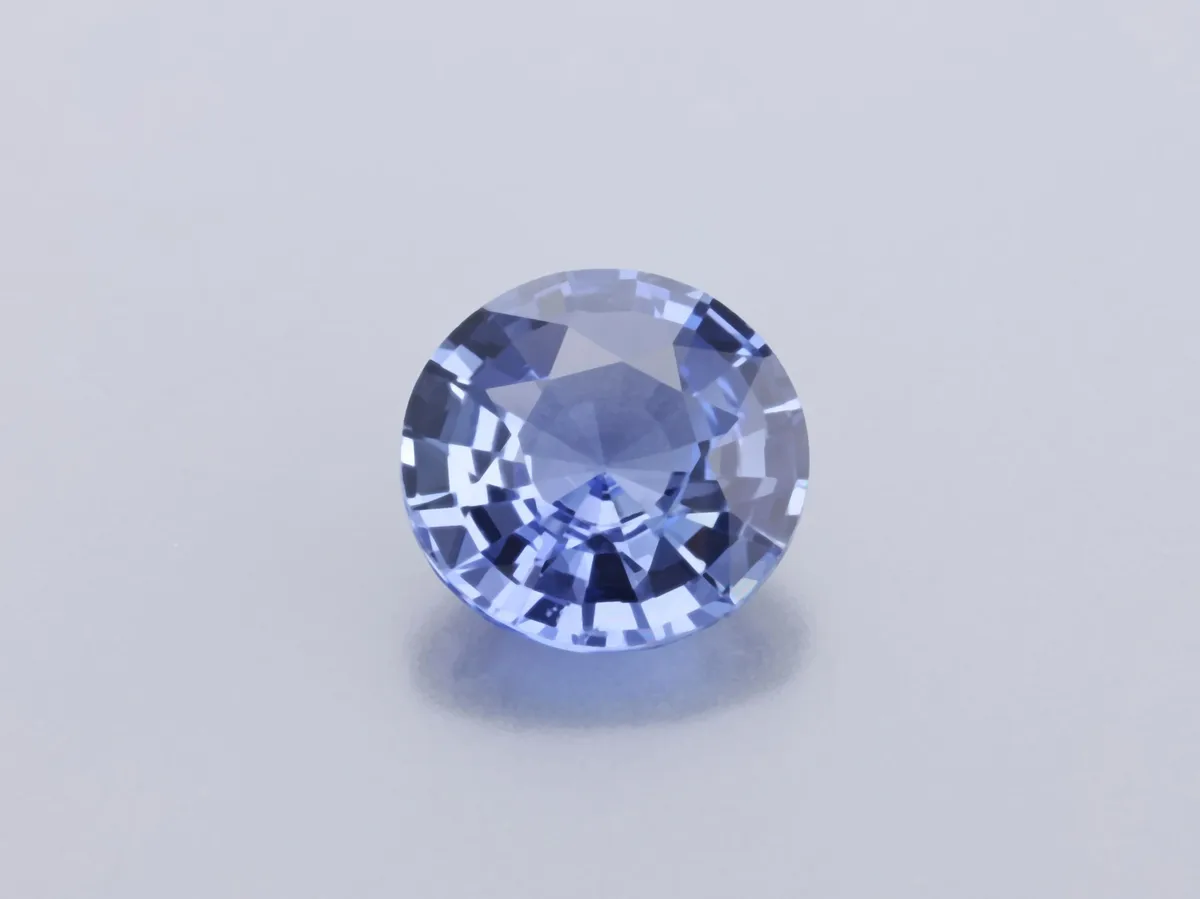 0.91ct Blue Sapphire, Round gemstone