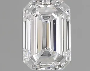 0.41ct EMERALD D SI1 Natural diamond