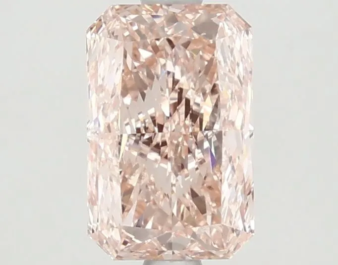 1.41ct RADIANT Fancy Vivid Pink VVS2 Coloured Lab diamond