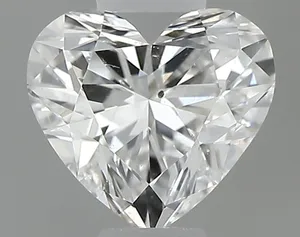 0.38ct HEART F SI1 Natural diamond