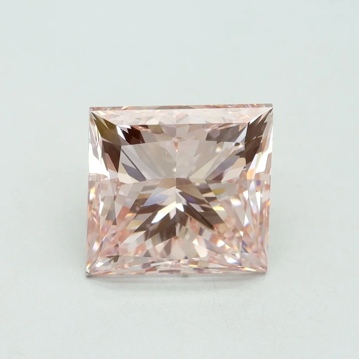 5.00ct PRINCESS Fancy Intense Pink VS1 Coloured Lab diamond