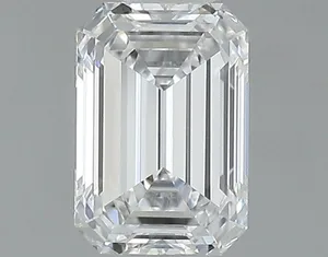 0.41ct EMERALD D VVS2 Natural diamond