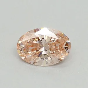 0.37ct OVAL Fancy Vivid Pink VVS2 Coloured Lab diamond