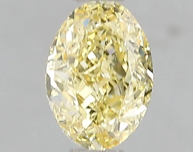 1.01ct OVAL Fancy Intense Yellow VS1 Coloured Lab diamond