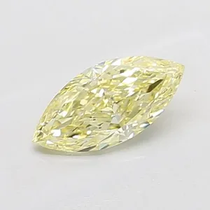 0.83ct MARQUISE Fancy Yellow VVS2 Coloured Lab diamond