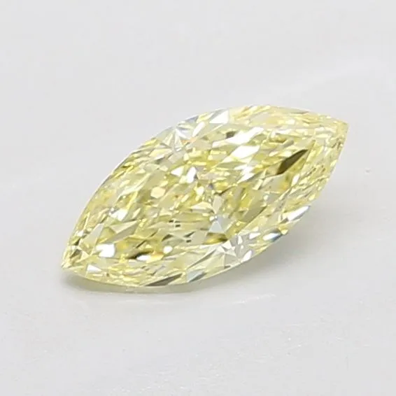 0.83ct MARQUISE Fancy Yellow VVS2 Coloured Lab diamond