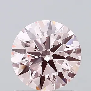 1.08ct ROUND Fancy Intense Pink VS2 Coloured Lab diamond
