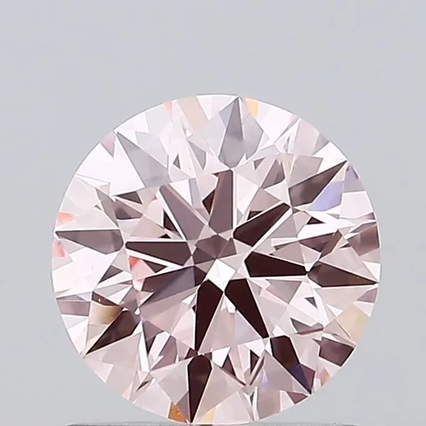 1.08ct ROUND Fancy Intense Pink VS2 Coloured Lab diamond