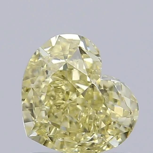1.05ct HEART Fancy Intense Yellow VS1 Coloured Lab diamond